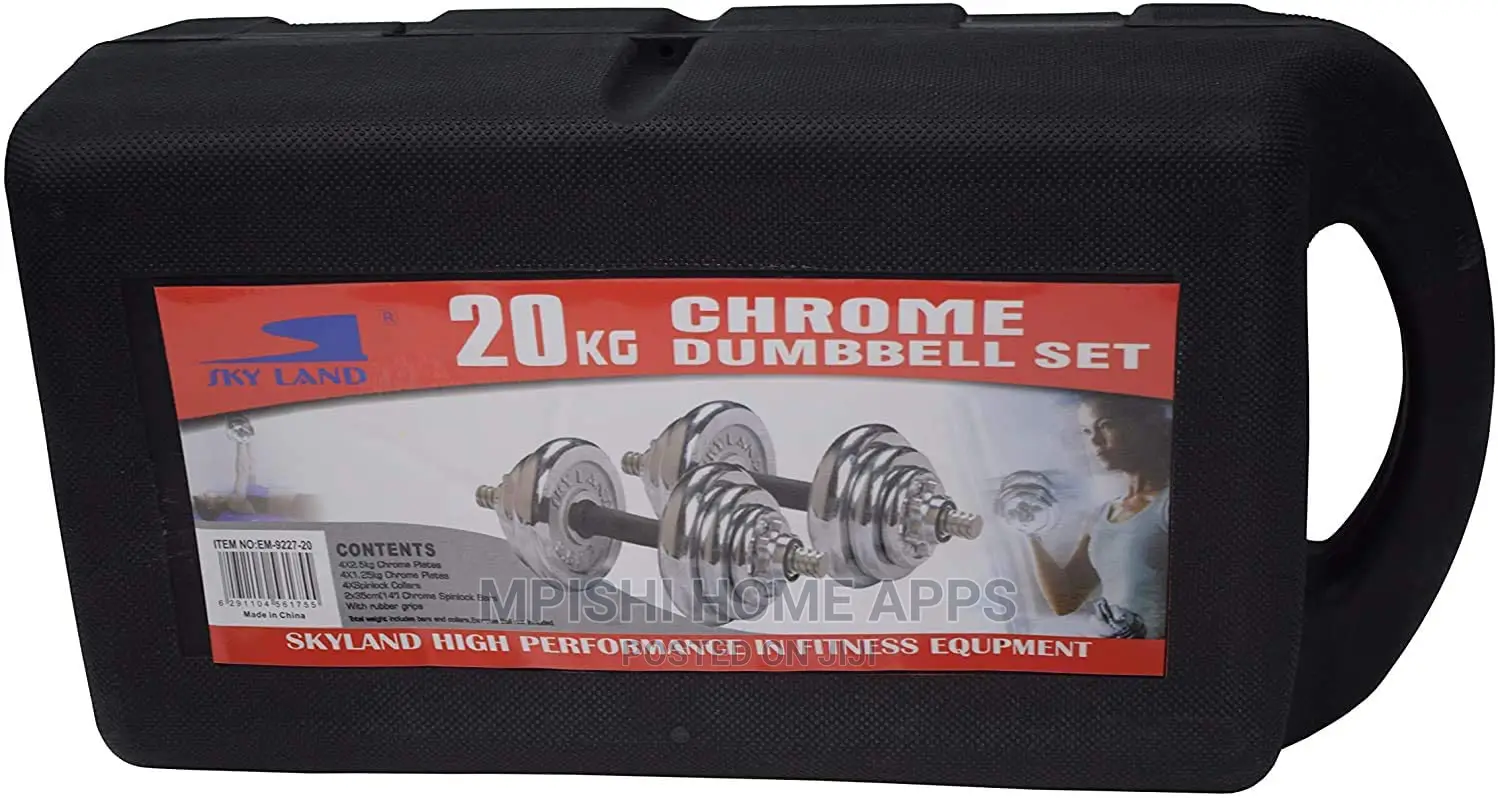 20kg Chrome Dumbbells