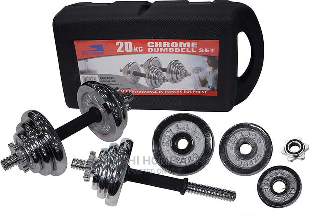20kg Chrome Dumbbells