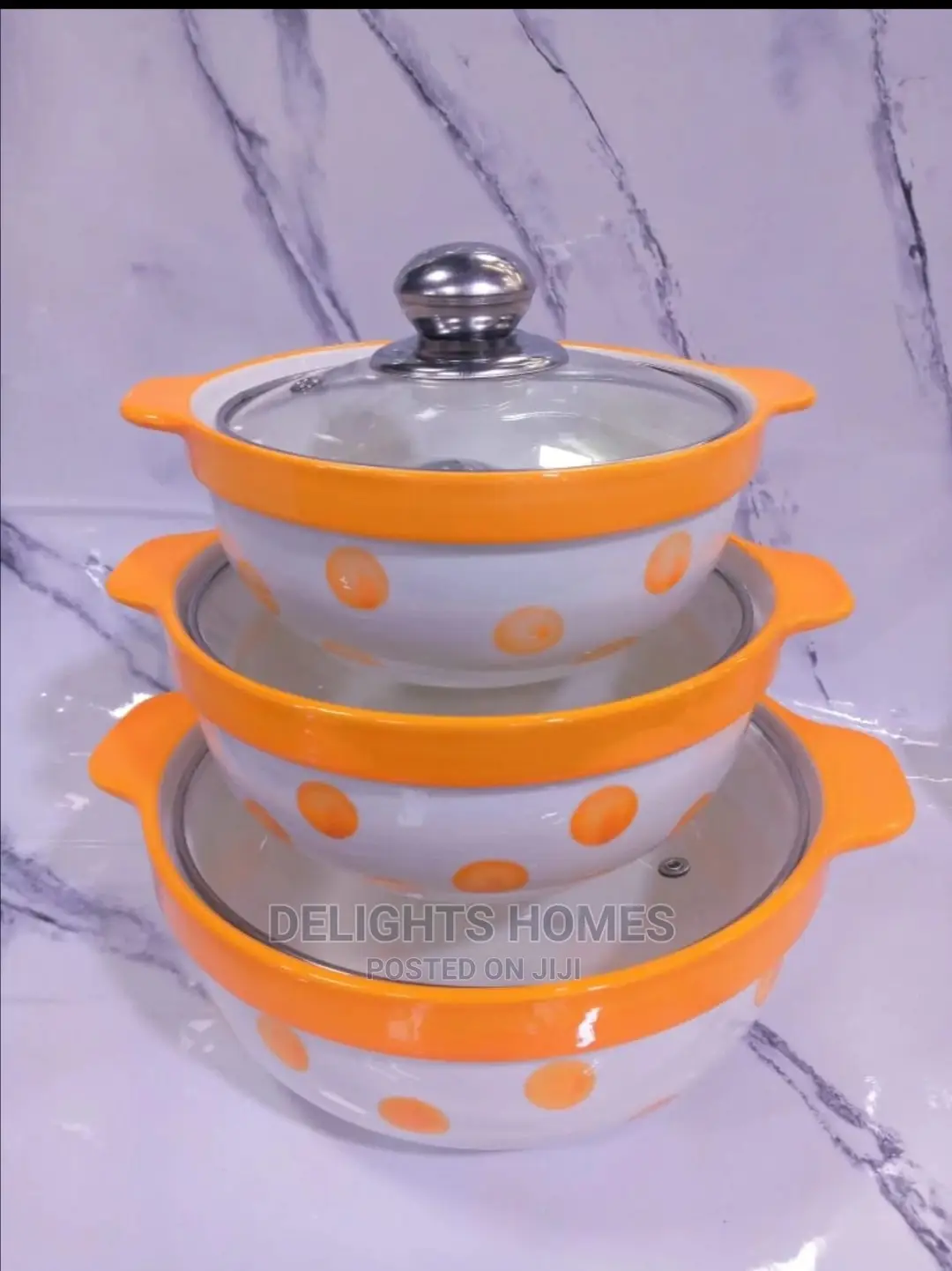 3pcs Set Ceramic Casserole