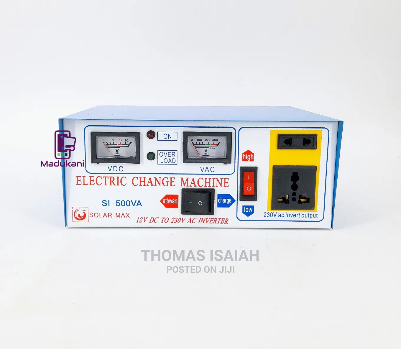 500W 12V DC to 230V AC Solar Inverter With Battery Charger F