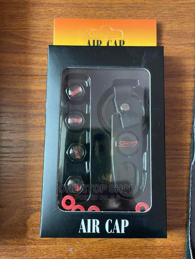 Tire Valve Caps With Key Holder
