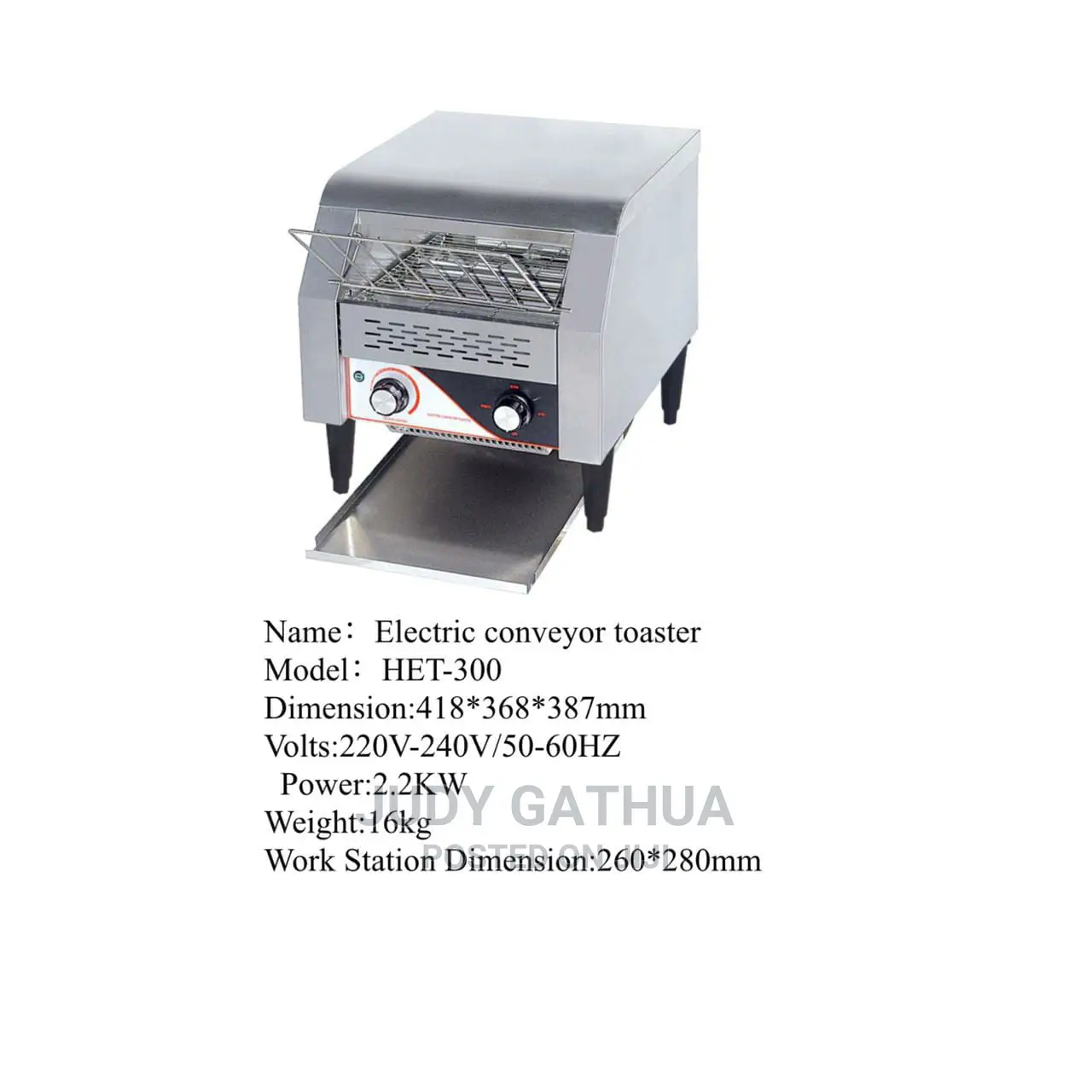 ELECTRIC Conveyor Toaster