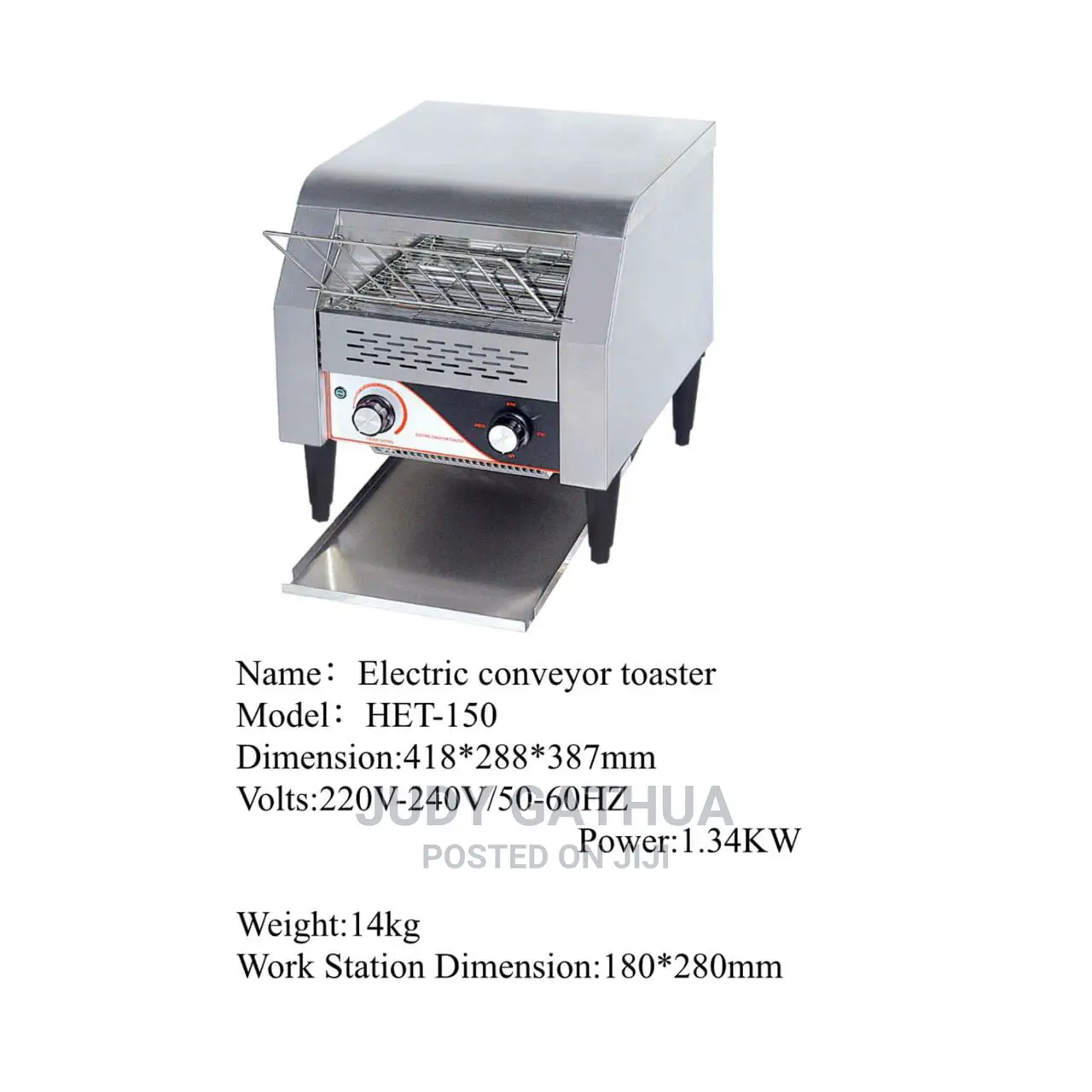 Cnveyor Toster HET-150