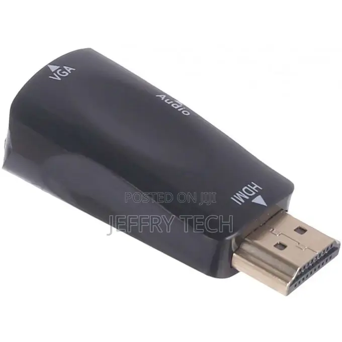 Kx2275 HDMI to VGA Converter With Audio for PC Laptop Black