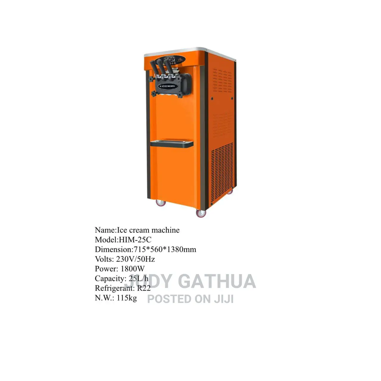 Ice Cream Machine Him-25c