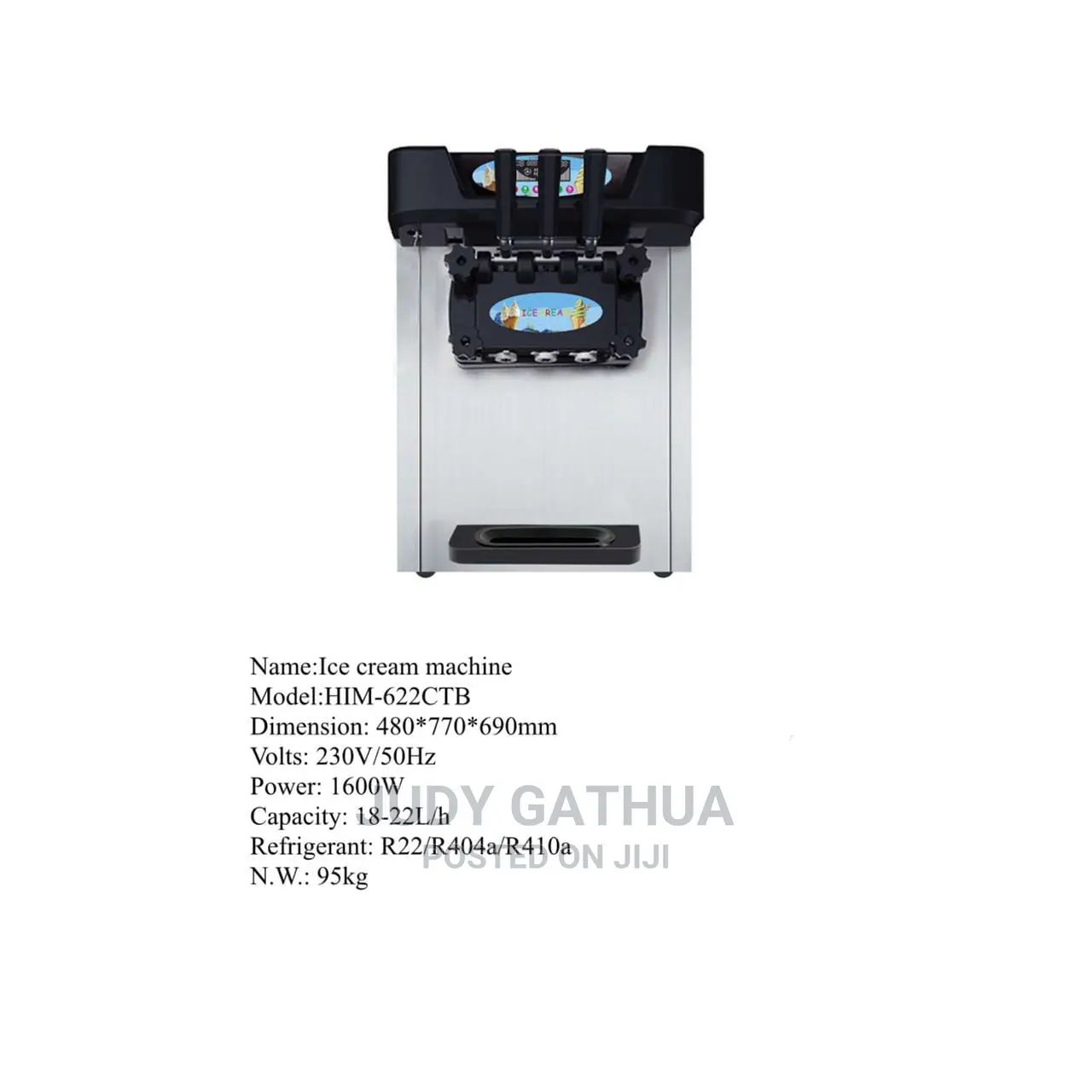 Ice Cream Machine Him-622 Ctb