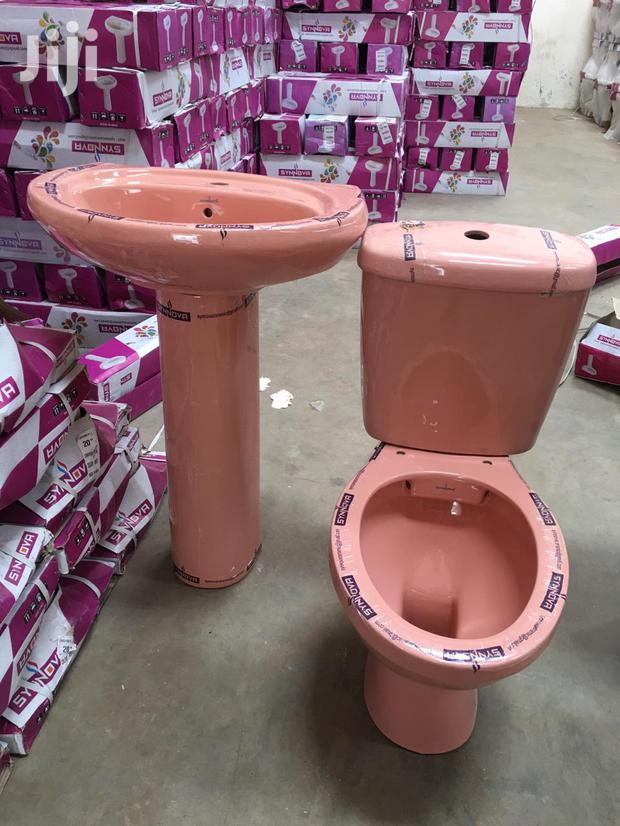 Colored Toilets Blue , Pink