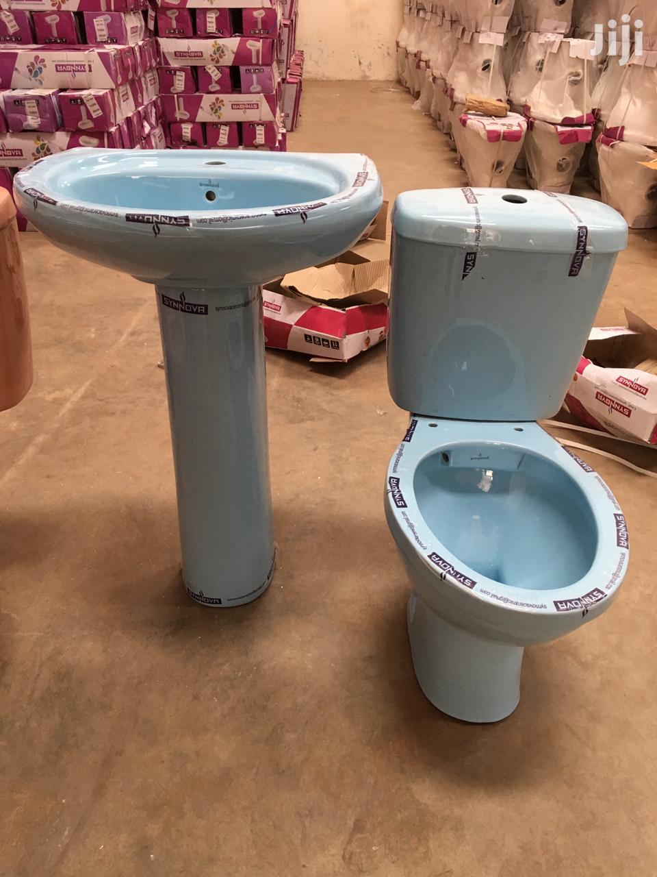 Colored Toilets Blue , Pink
