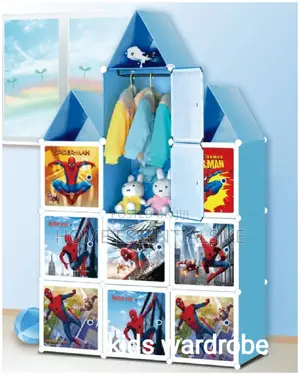 Kids Cartoons Themed Wardrobe