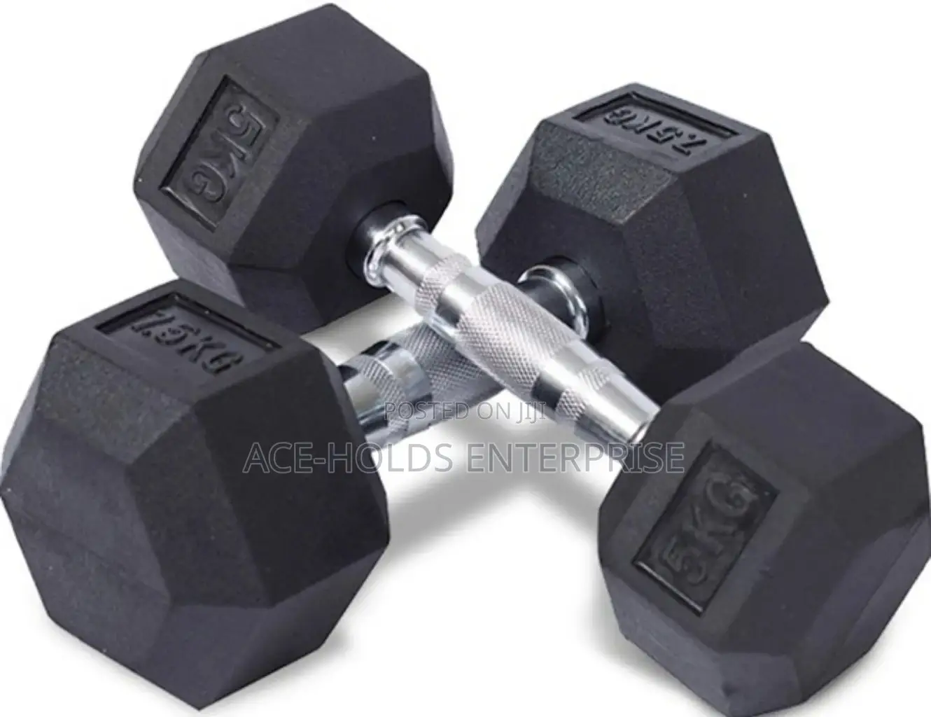 30kgs Hexagon Dumbbell Coated