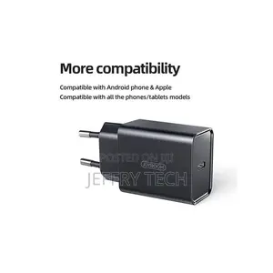 PD Travel Charger 18W + PD Tybe-C Cable - Black