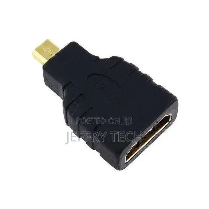 Hdmi Female to Micro Hdmi Male Adapter Connector Hd Tv Dvd -