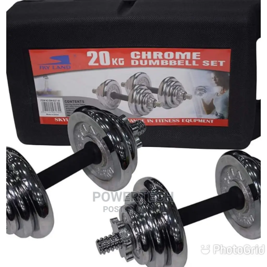 Dumbbells Chrome 20kg - With Case