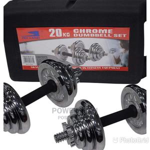 Dumbbells Chrome 20kg - With Case - thumbnail 2