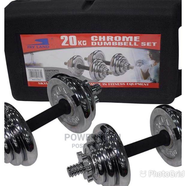 Dumbbells Chrome 20kg - With Case - main view