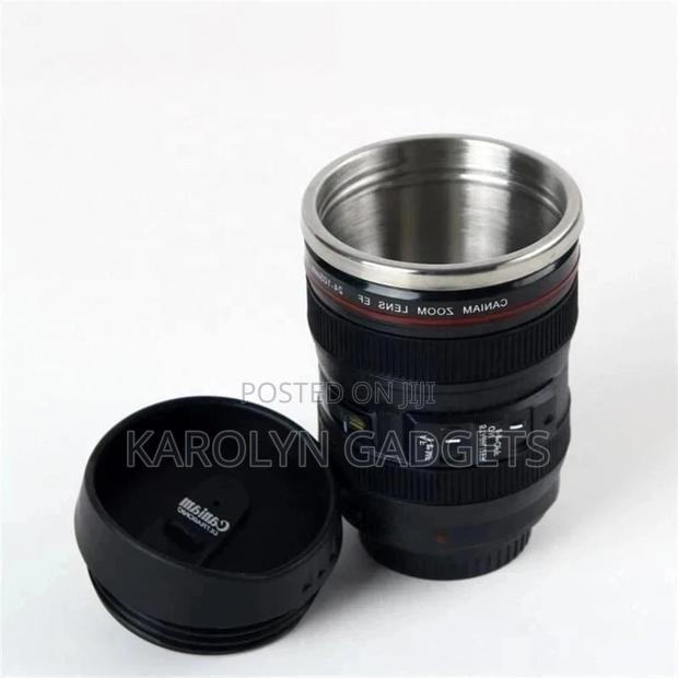 400ml Stainless Steel Camera Lens, Trendy - main view