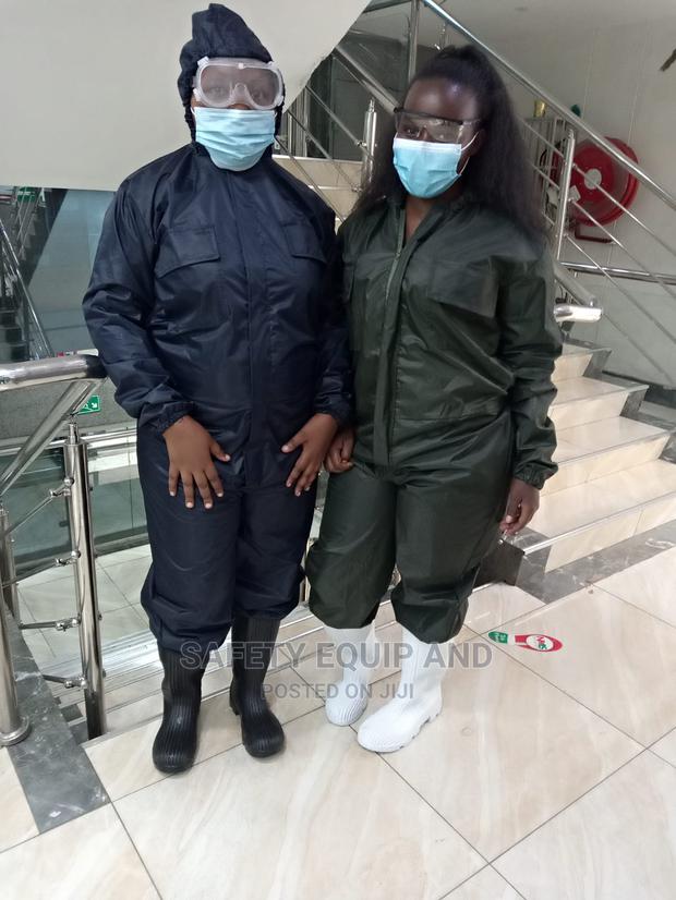 Navy and Jungle Green Chemical Suit