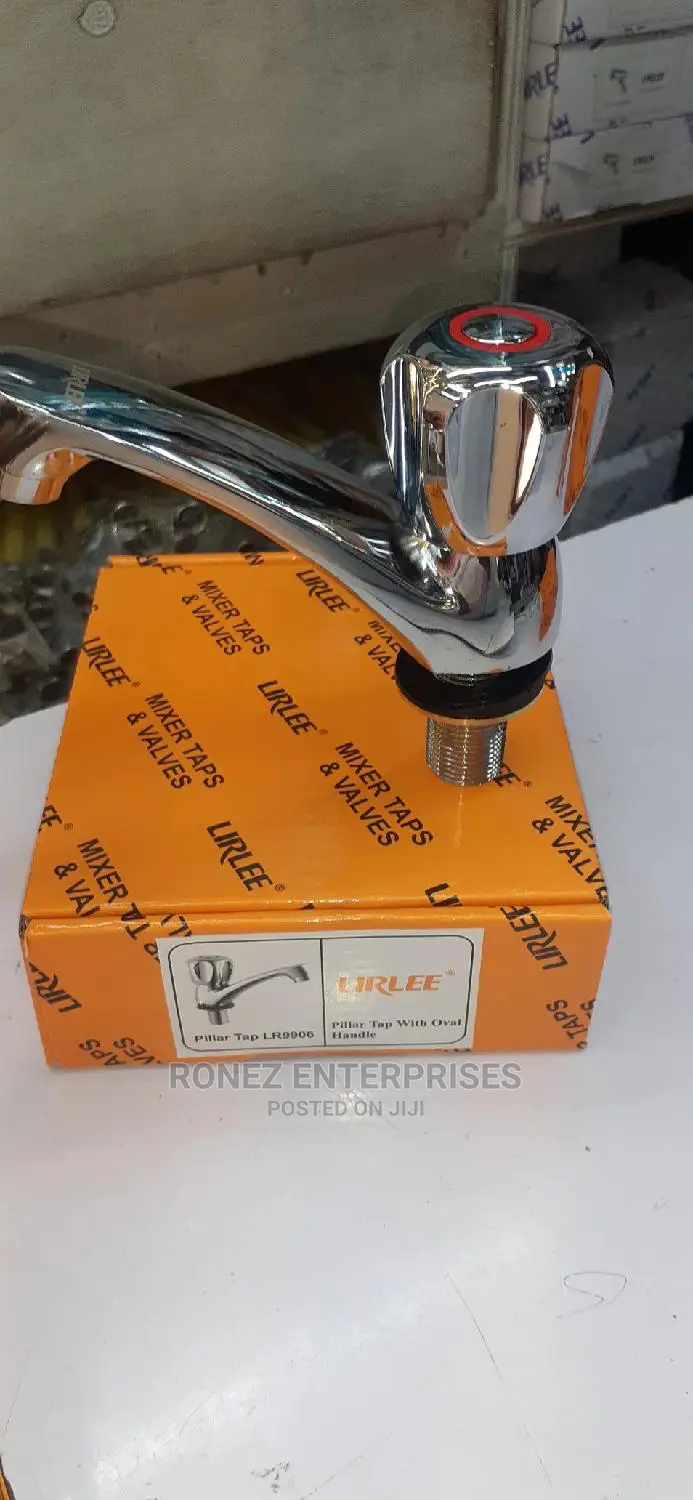 Pillar Tap With Oval Handle