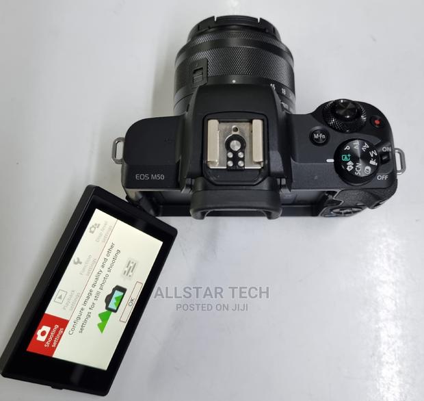 Canon EOS M50 Mirrorless Camera With 15-45mm Lens - thumbnail 4