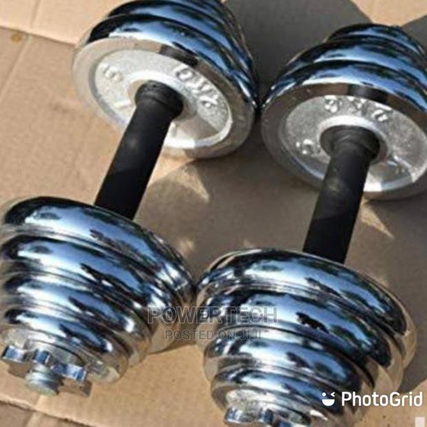 10kg Chrome Dumbells - main view