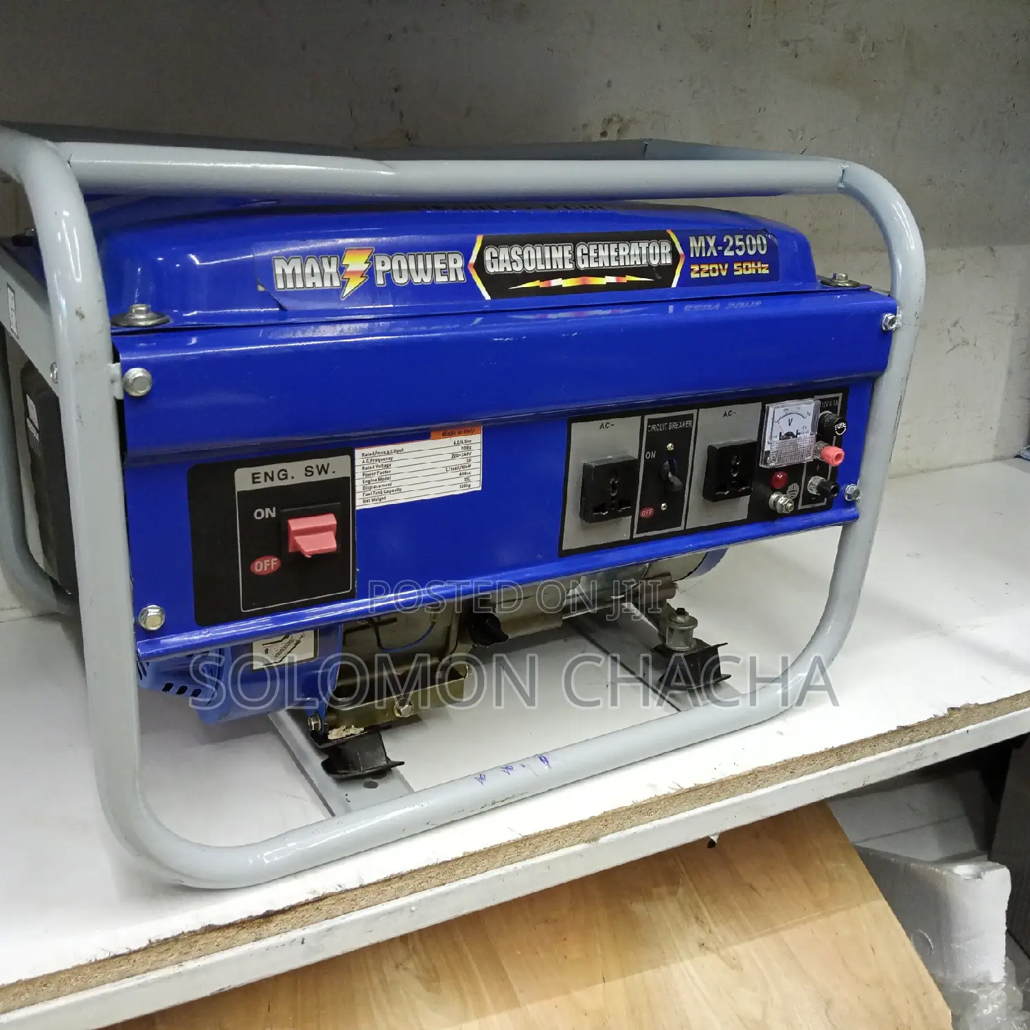 Max Power 6.5kva Gasoline Generator