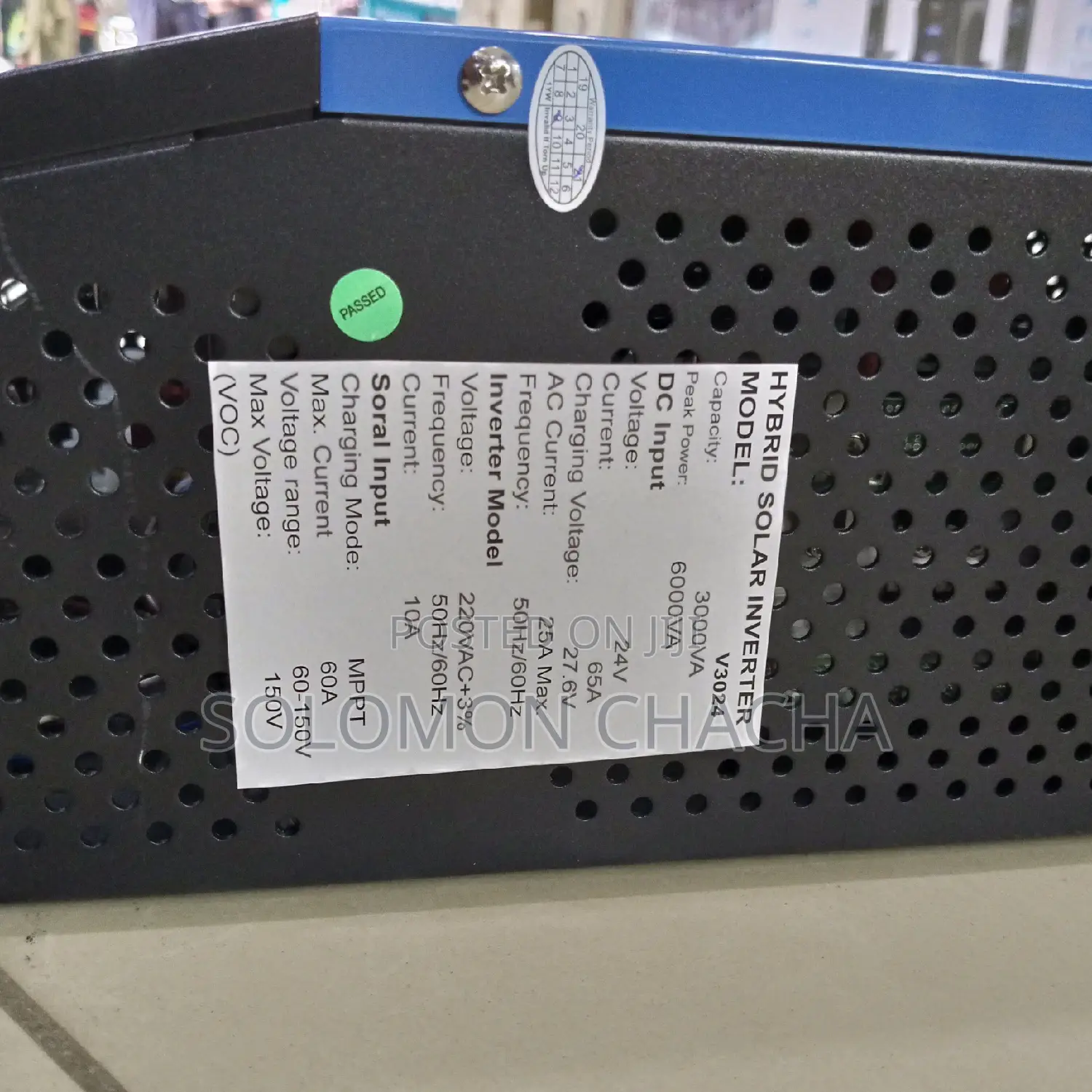 Solar Max 3kva With Mppt Hybrid Inverter