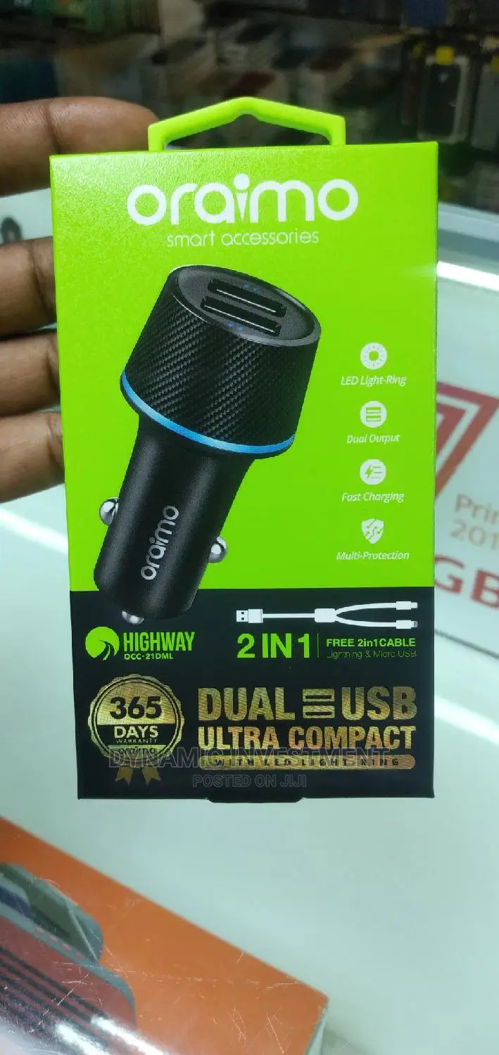 Oraimo Fast Charger Car Adapters