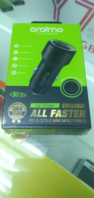 Oraimo Car Adapter Pd Qc3.0 36W Max Power