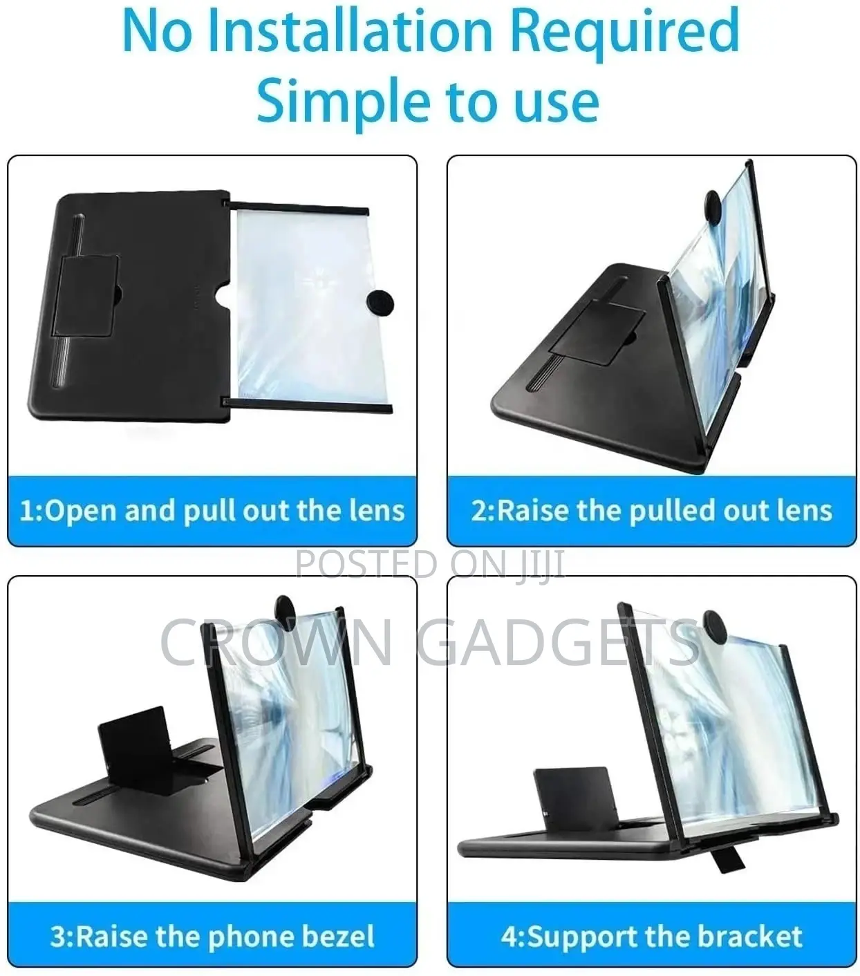Folding Mobile Phone Screen Magnifier Trendy