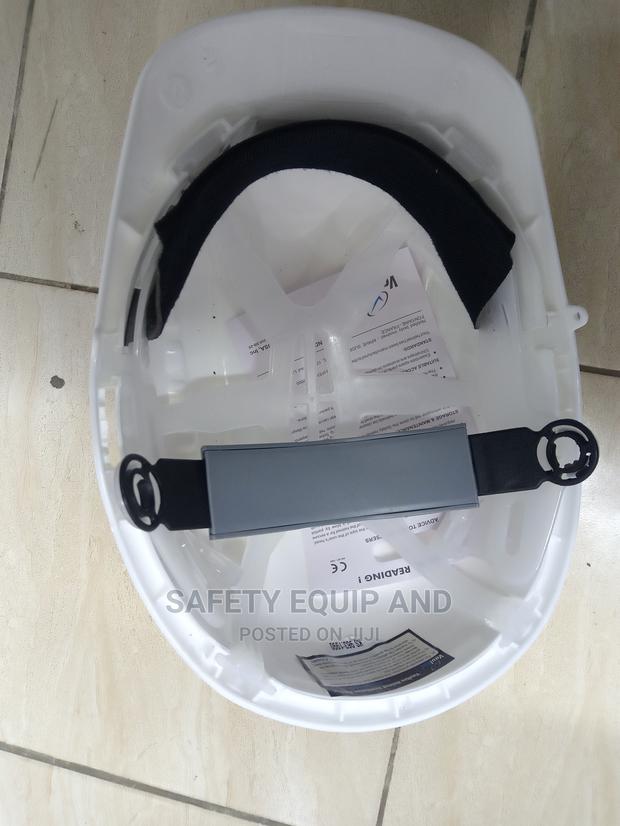 White Vented Vaultex Safety Helmets - main view