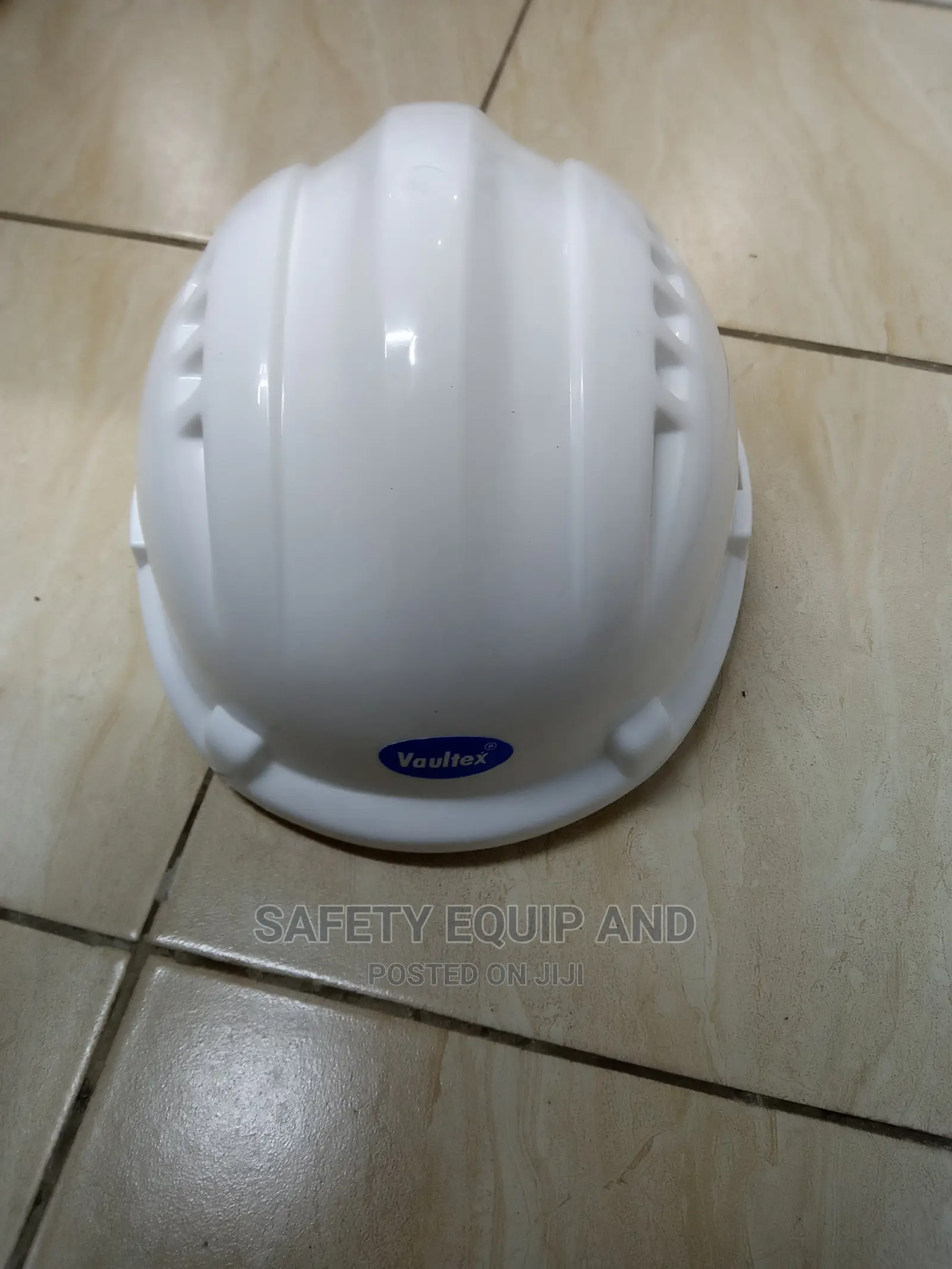 White Vented Vaultex Safety Helmets