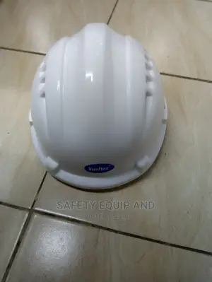 White Vented Vaultex Safety Helmets