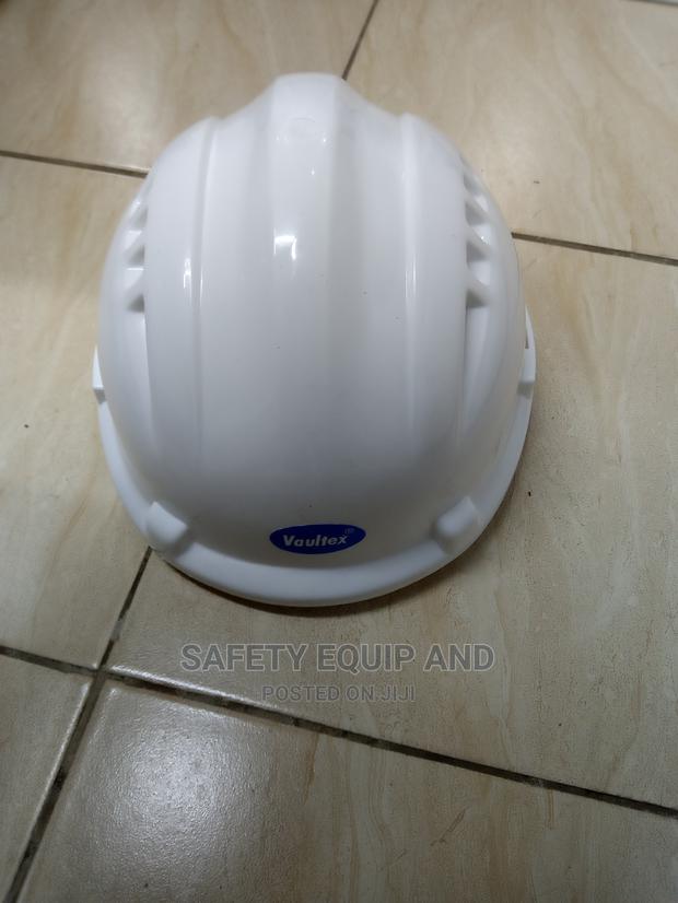 White Vented Vaultex Safety Helmets - thumbnail 3