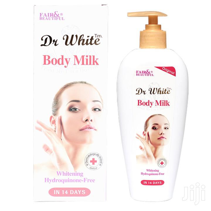 DR White Body Milk Whitening Lotion.