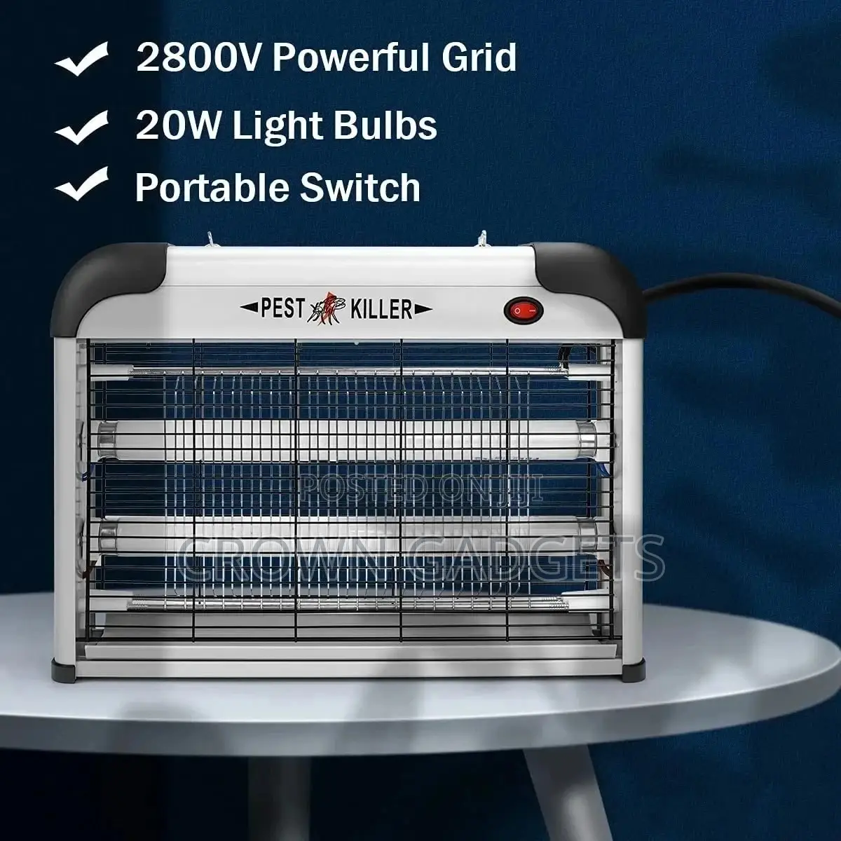 Professional Electric Insect Killer With 2 Tubes of 20w