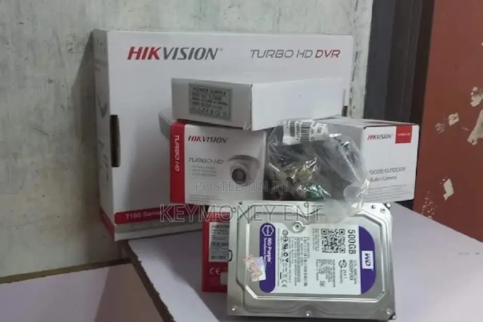 Hikvision 4 CCTV Cameras Complete Kit[Night Vision]
