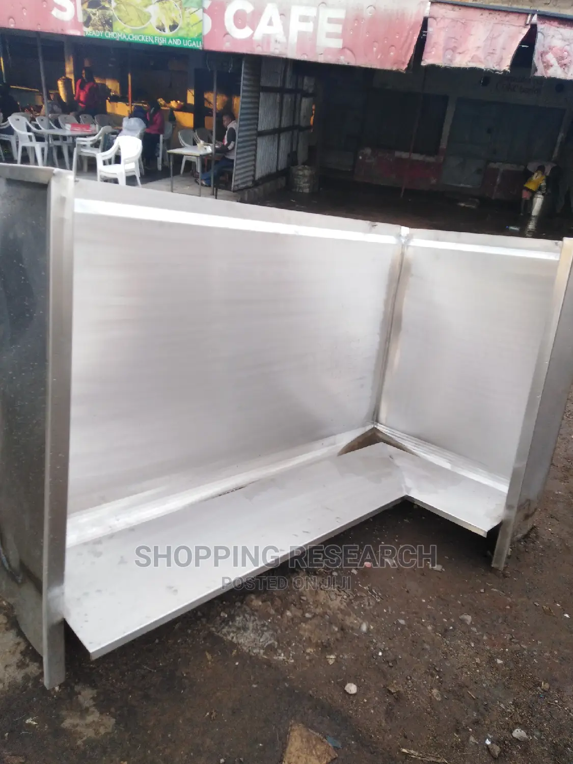 Stainless Steel Urinal Slab L-Shaped