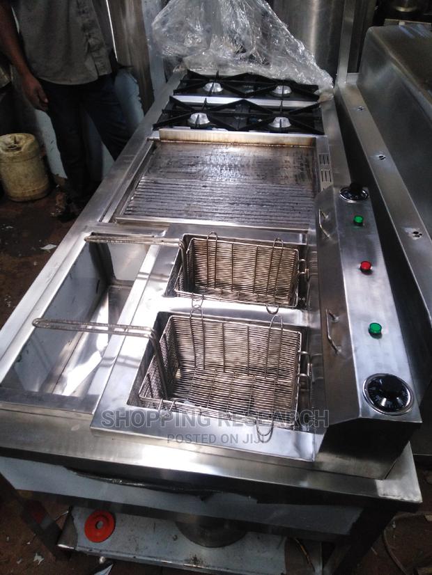 Stainless Multi-Purpose Cooker-Fryer, Griddle, Burners Etc - main view