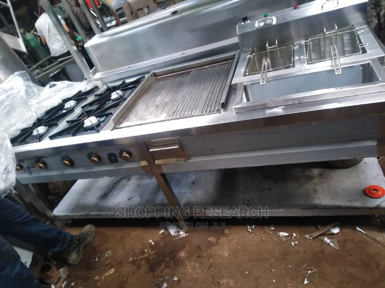 Stainless Multi-Purpose Cooker-Fryer, Griddle, Burners Etc
