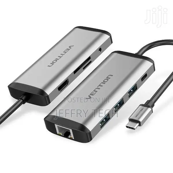 Vention Type C to Multifunctional 6 in 1 Docking Station