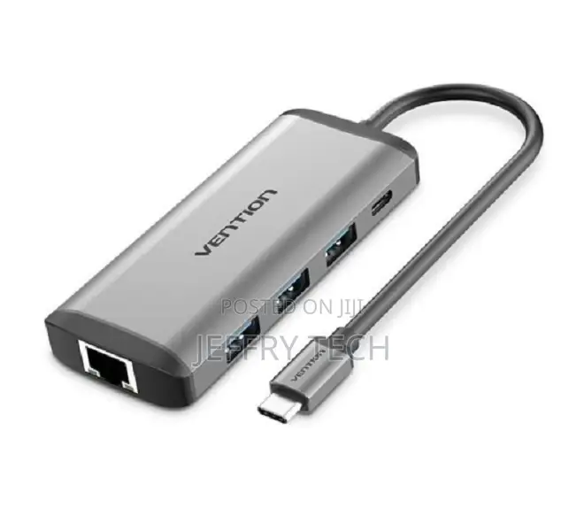 Vention Type C to Multifunctional 8 in 1 Docking Station
