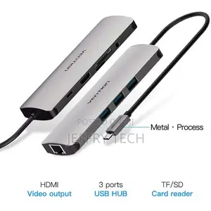 Vention Type C to Multifunctional 9 in 1 Docking Station