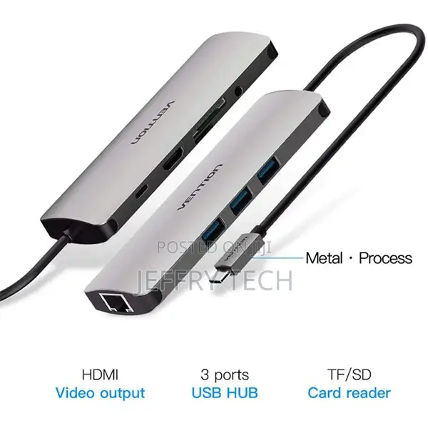 Vention Type C to Multifunctional 9 in 1 Docking Station