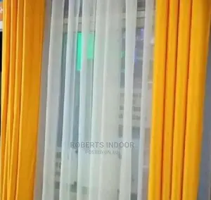 Yellow Elegant Curtain