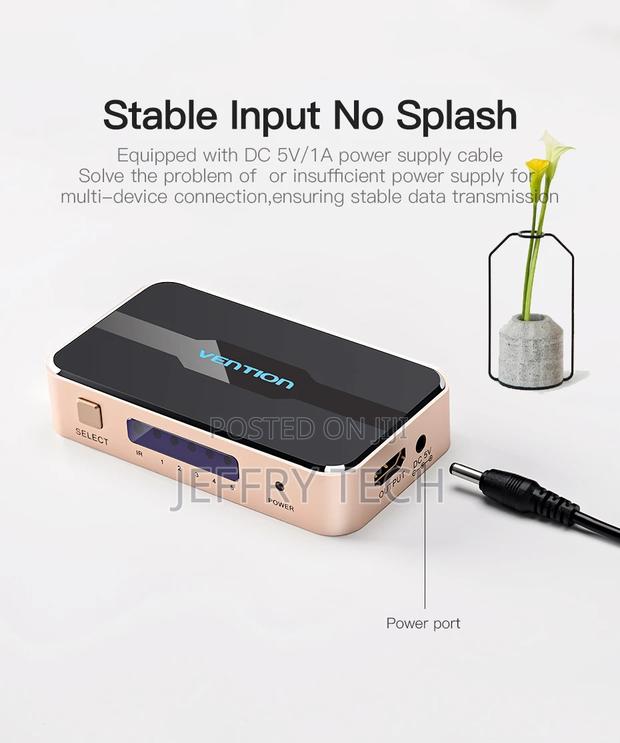 Vention HDMI Switch 5 in 1 Out - main view