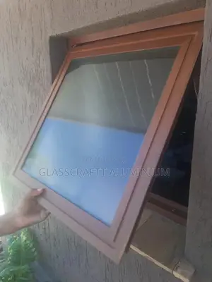 Wood Finish Aluminium Casement
