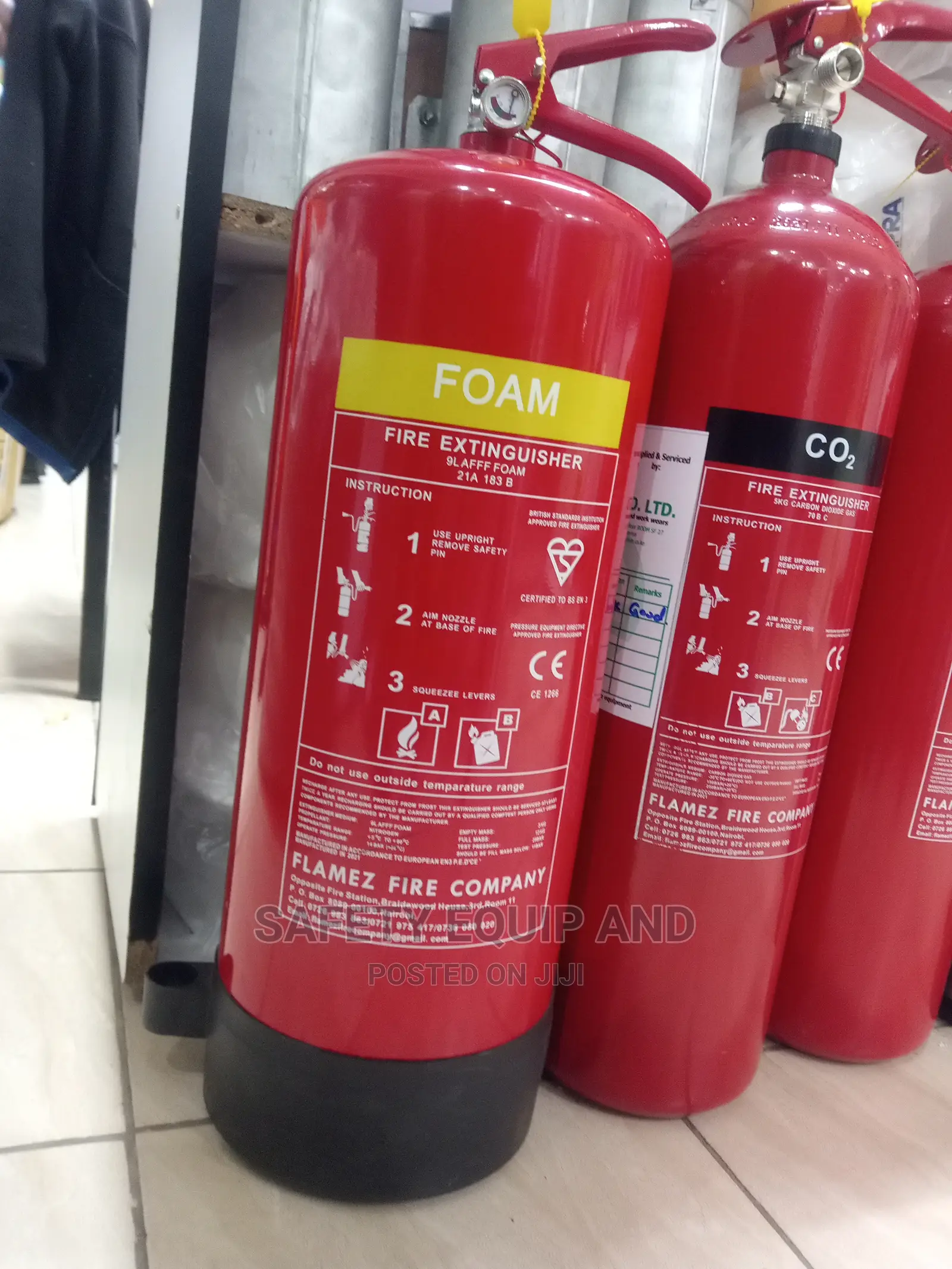 Form Fire Extinguishers- 9litres