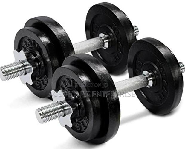 Brand New Black 15kgs Dumbbells