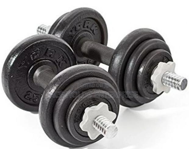 Brand New Black 20 Kgs Dumbbells