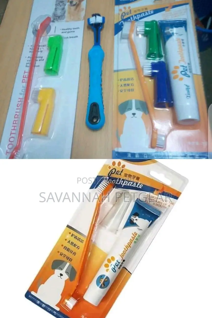 Dog Toothpaste Toothbrush Dental Set